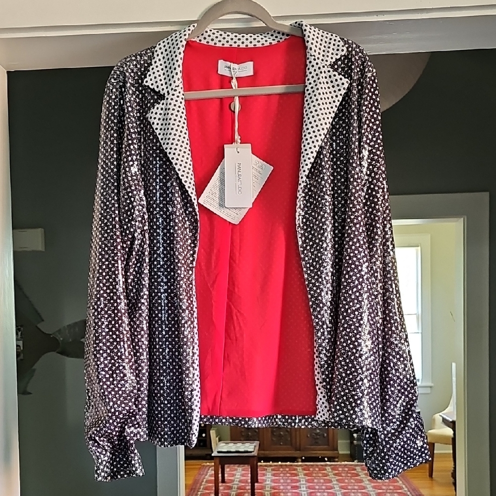 Italian Made Pianura Studio Sequins Blazer
